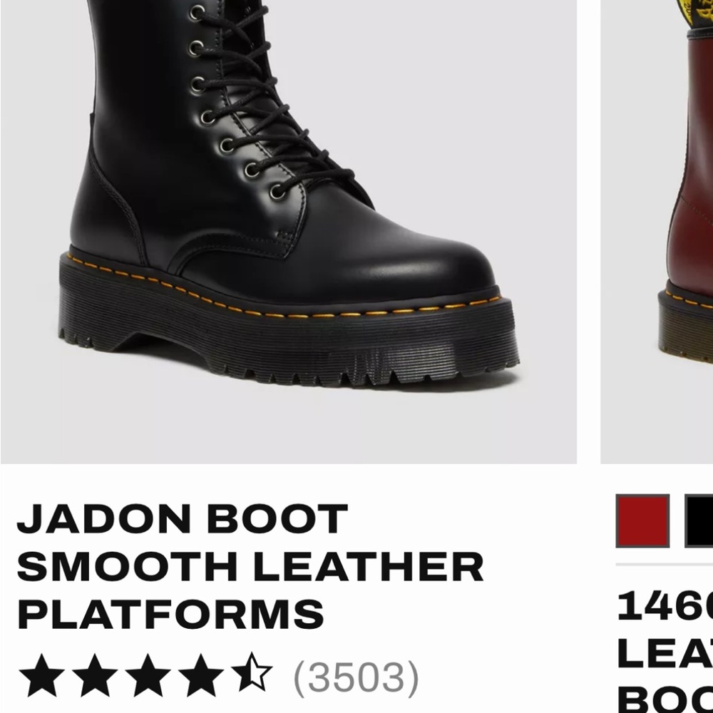Dr. Martens Black Jadon Boots